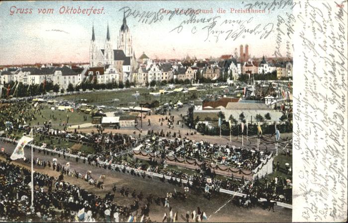 Muenchen reisfahnen Oktoberfest