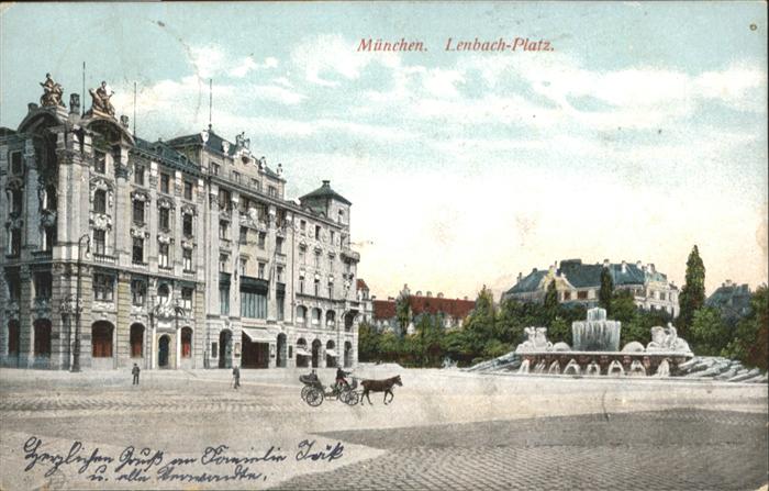Muenchen enbachplatz Pferdekutsche