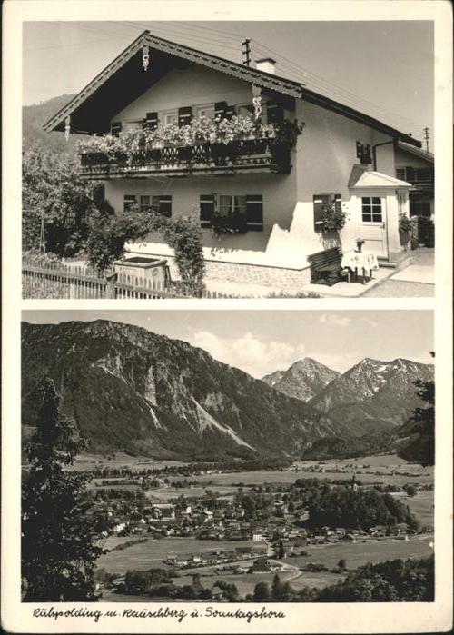 Ruhpolding Bayern Rauschberg Sonntagshorn