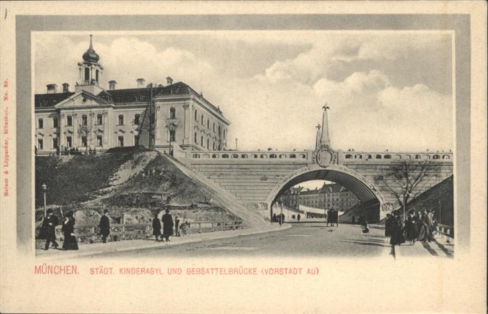 Muenchen inderasyl Gebsattelbrücke *