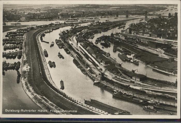 Duisburg Ruhr Duisburg Fliegeraufnahme Ruhrorter Häfe