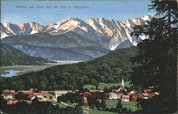 Oberau Berchtesgaden Alpspitze Zugspitze