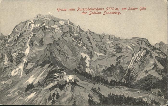 Berchtesgaden Purtschellerhaus Hoher Goell