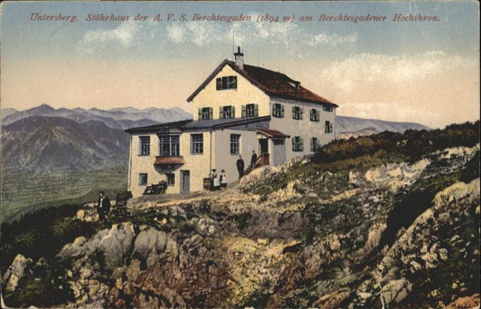Berchtesgaden Stoehrhaus Untersberg Hochthron