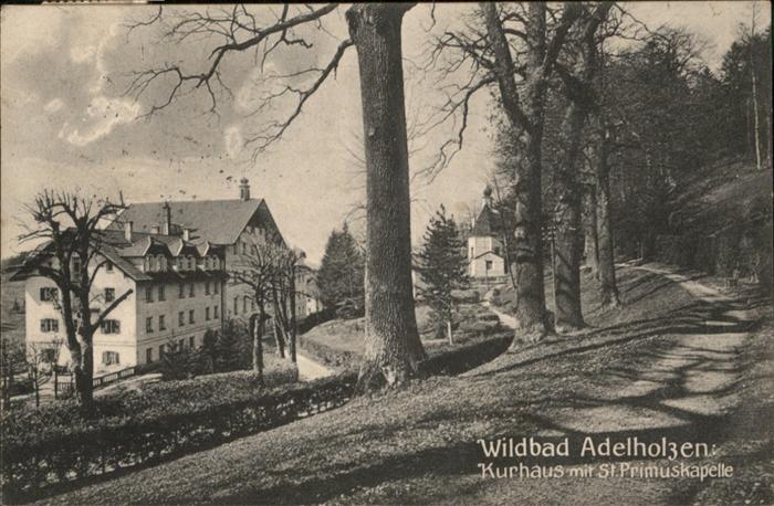 Bad Adelholzen Oberbayern Bad Adelholzen Kurhaus St. Primuskapelle