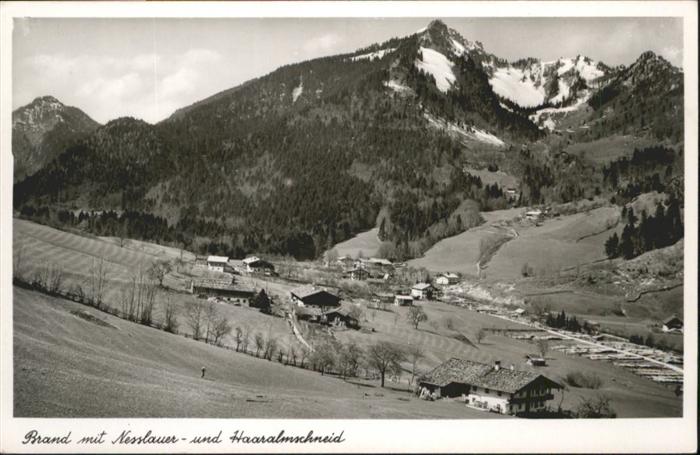 Brand Ruhpolding Nesslauerschneid Haaralmscheid