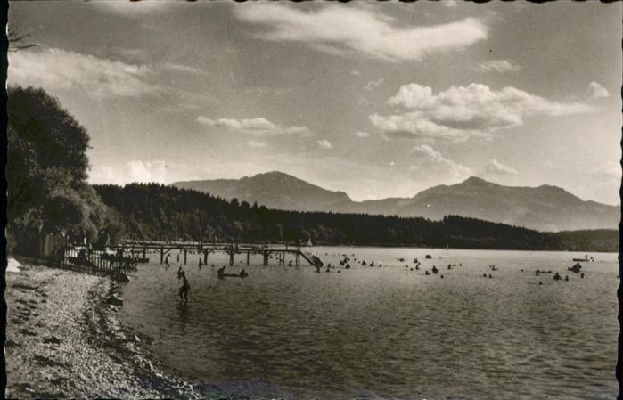 Chieming Chiemsee Chieming Badestrand