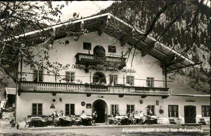 Ruhpolding Alpenwirtschaft Brand