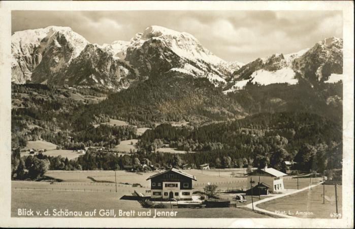 Berchtesgaden Schoenau Goell Brett Jenner *