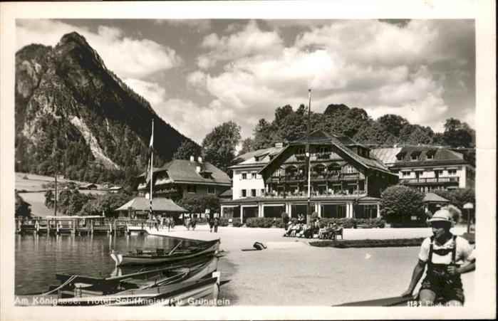 Koenigssee otel Schiffmeister Gruenstein *