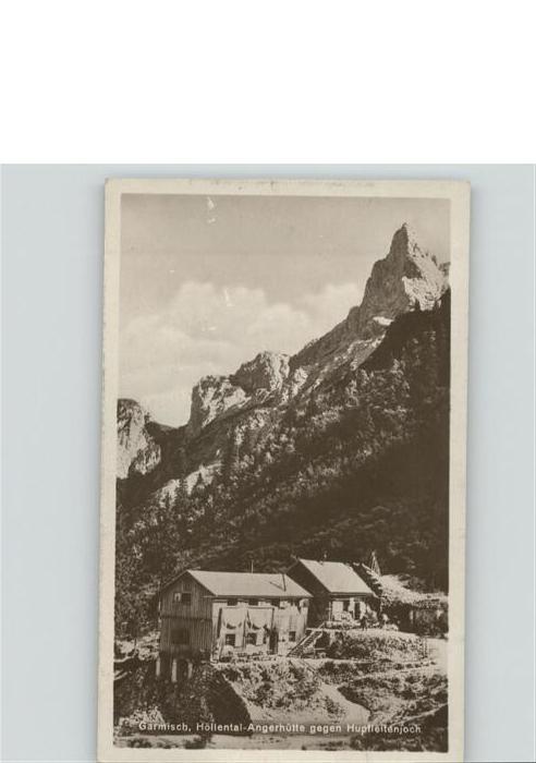 Garmisch-Partenkirchen Garmisch Hoellental-Angerhuette Hupfleitenjoch x