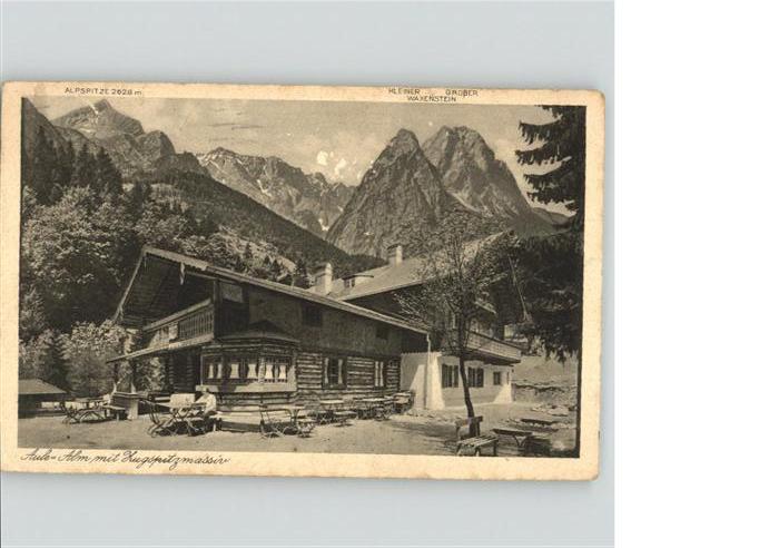 Garmisch-Partenkirchen Garmisch Pension Cafe Aule-Alm
