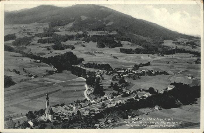 Anger Bad Reichenhall Anger Fliegeraufnahme