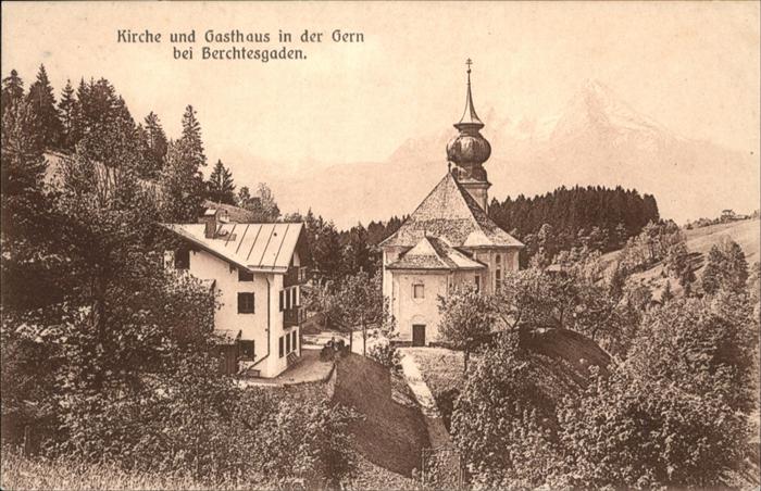 BERCHTESGADEN Bayern Gern Kirche Gasthaus