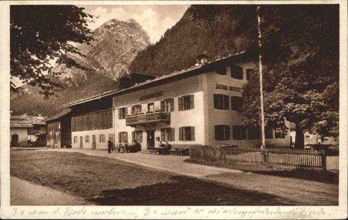 BERCHTESGADEN Bayern Auzingers Gasthaus Hintersee