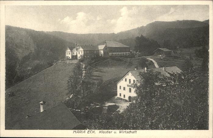 Maria Eck Kloster Wirtschaft