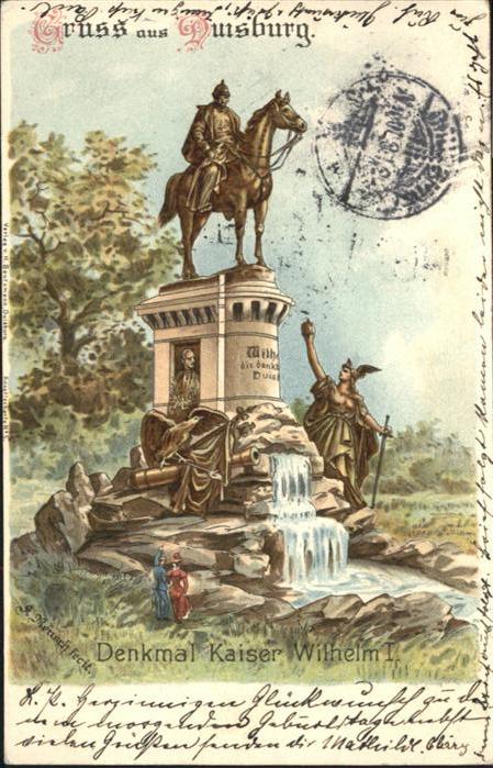Duisburg Ruhr Duisburg Denkmal Kaiser Wilhelm