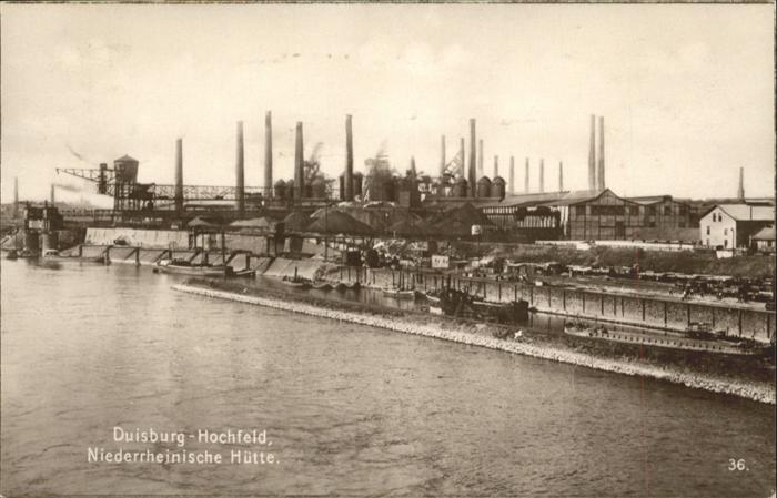 Hochfeld Duisburg Niederrheinische Hütte