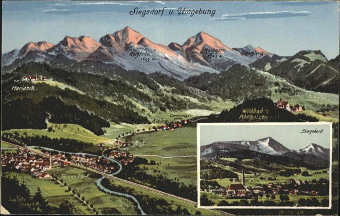 Siegsdorf Panoramakarte