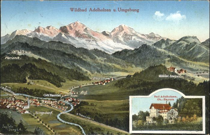 Bad Adelholzen Oberbayern Bad_Adelholzen Panoramakarte