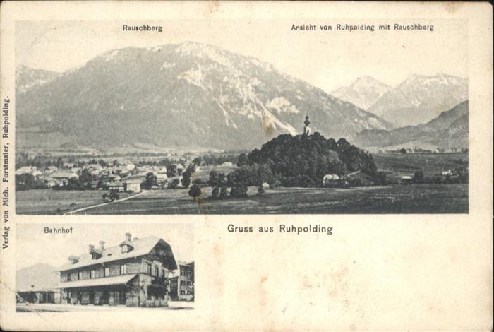 Ruhpolding Bahnhof Rauschberg