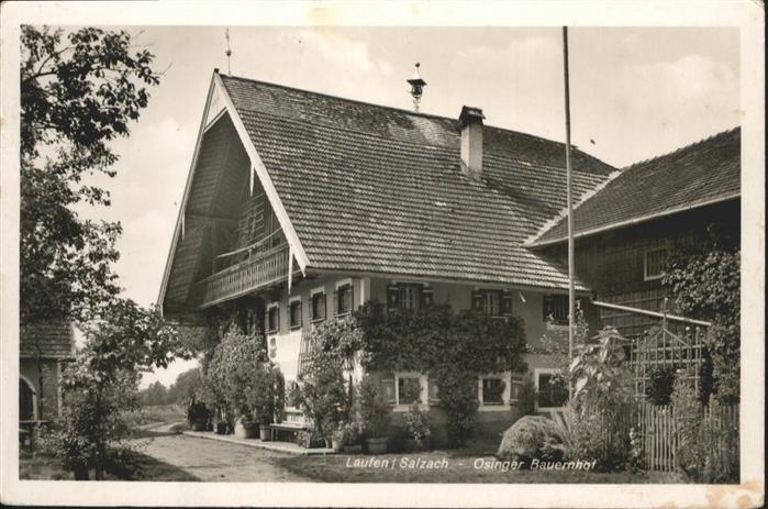 Laufen Salzach Osinger Bauernhof