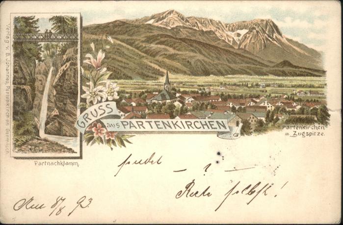 Partenkirchen Partnachklamm Zugspitze