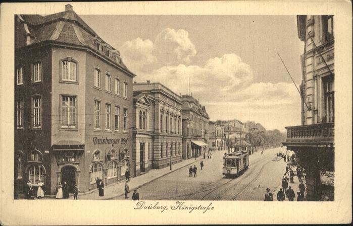 Duisburg Ruhr Duisburg Königstrasse Strassenbahn