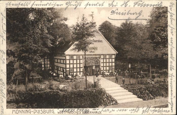 Duisburg Ruhr Duisburg Baunernhaus Monning