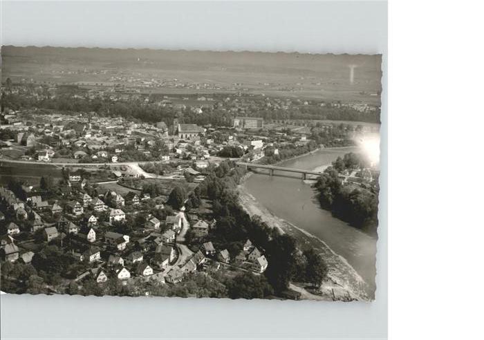 Muehldorf Inn Bayern Fliegeraufnahme