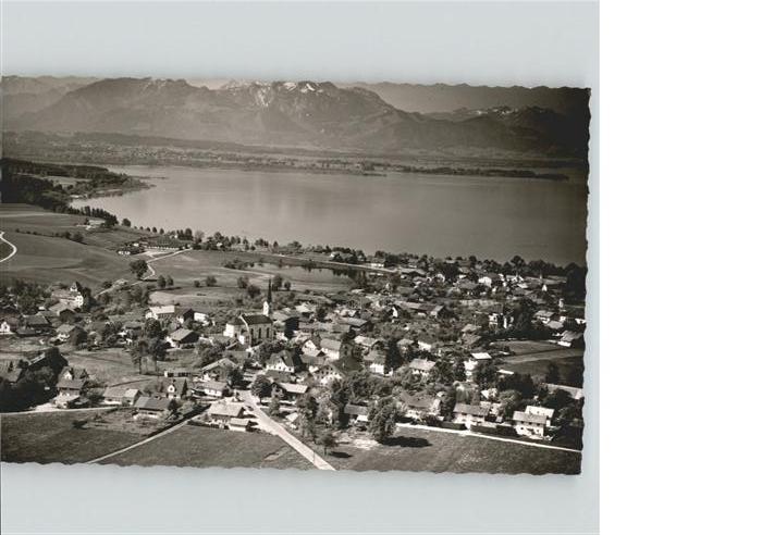 Chieming Chiemsee Chieming Fliegeraufnahme