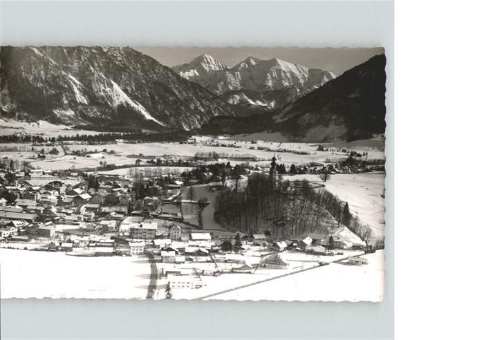 Ruhpolding Bayern Fliegeraufnahme