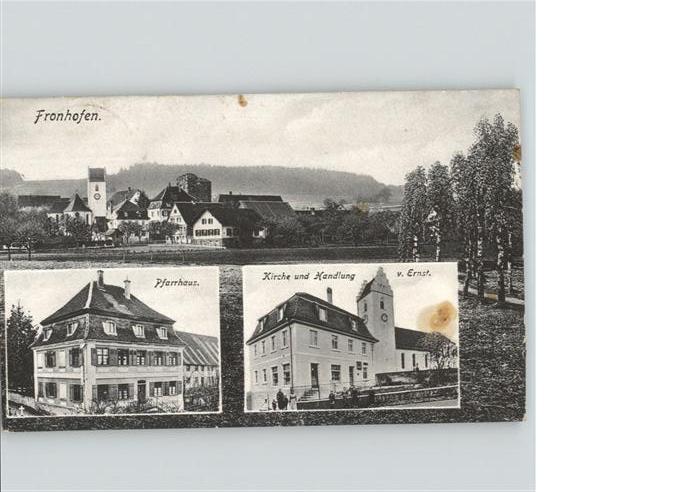 Fronhofen Ravensburg Pfarrhaus Kirche Handlung Ernst