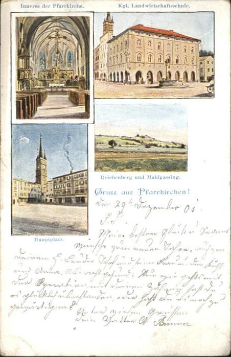 Pfarrkirchen Niederbayern Landwirtschaftsschule Hauptplatz