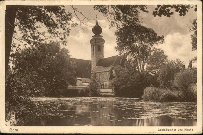 Gern Eggenfelden Schlossweiher Kirche