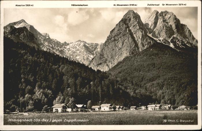 Hammersbach Rott Zugspitzmassiv