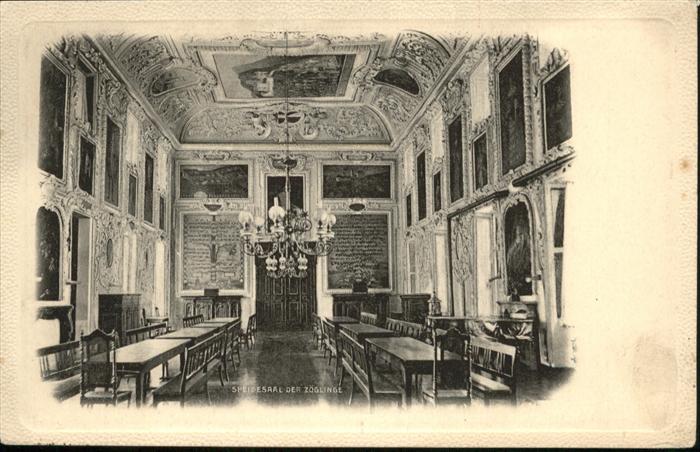 Zangberg [Stempelabschlag] Zöglinge Speisesaal