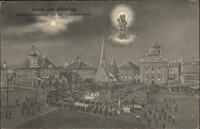 ALToeTTING Bayern Lichterprozession Gnadenkapelle