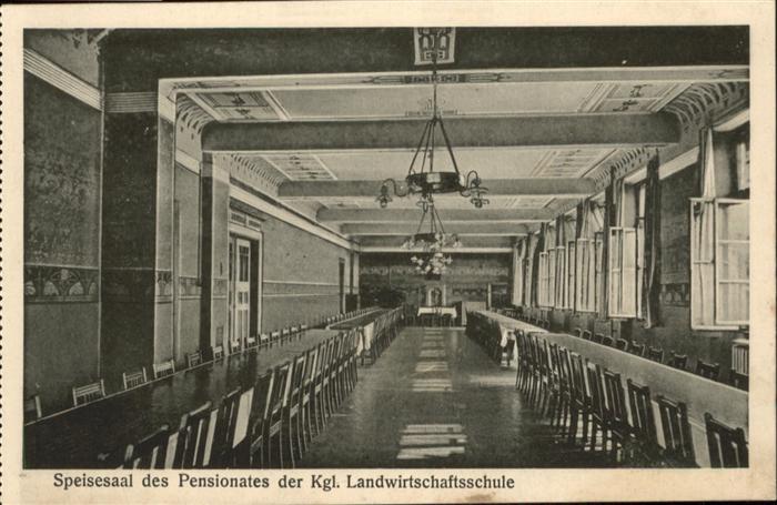 Pfarrkirchen Niederbayern Landwirtschaftsschule Pensionat Speises