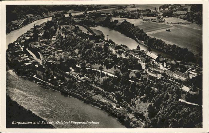 Burghausen Salzach Fliegeraufnahme