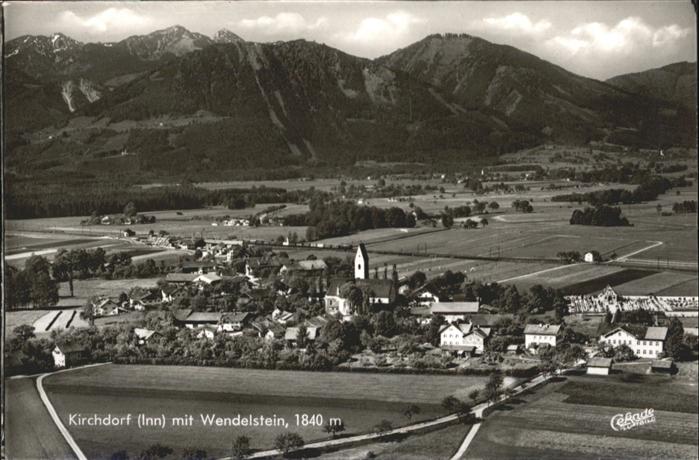 Kirchdorf Inn Bayern Fliegeraufnahme Wendelstein
