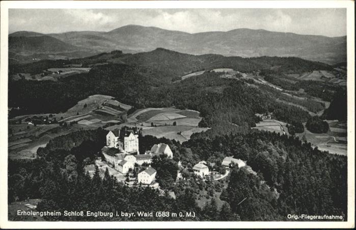 Englburg Niederbayern Fliegeraufnahme Erholungsheim Schloss E