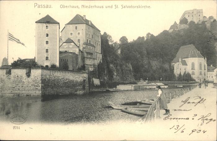 PAssAU Bayern Oberhaus Niederhaus St Salvatorskirche
