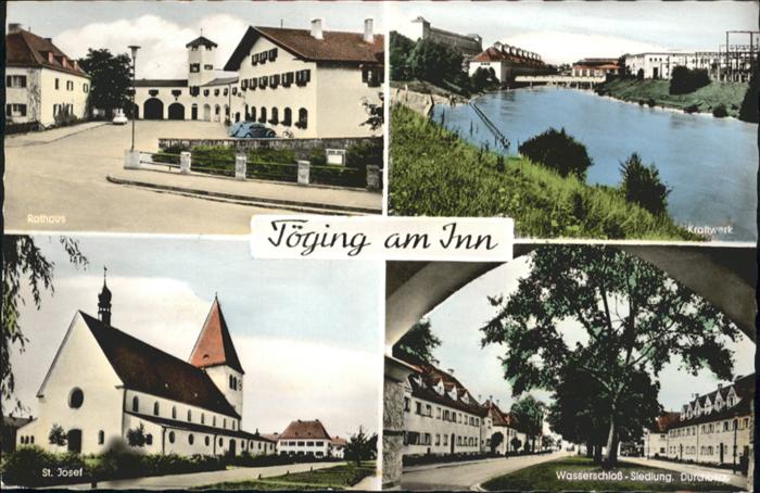 Toeging Inn Rathaus Kraftwerk St Josef Wasserschlos