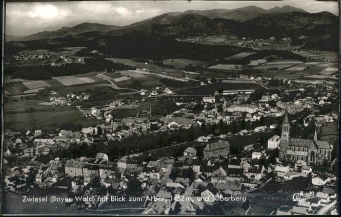 Zwiesel Niederbayern Fliegeraufnahme Arber Silberberg