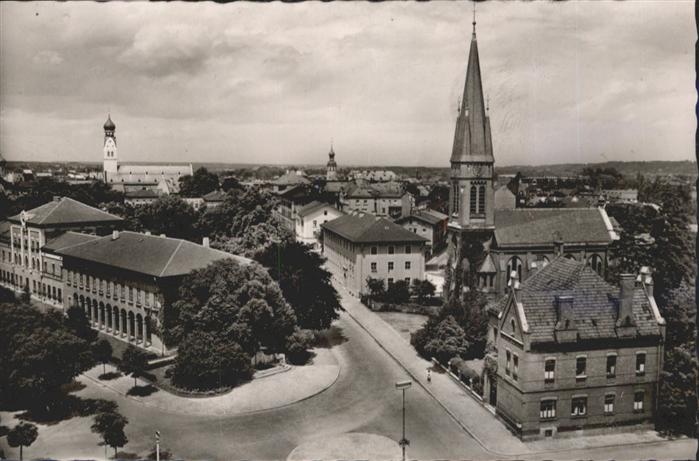 Rosenheim Bayern Rathaus Kirche