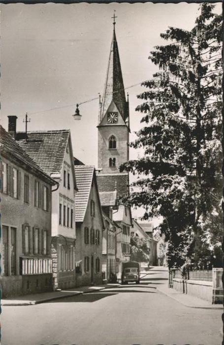 Saulgau Bad Sigmaringen BW Schuetzenstrasse Kirche