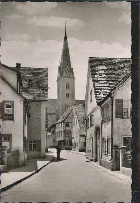 Saulgau Bad Sigmaringen BW Oberamteistrasse Kirche