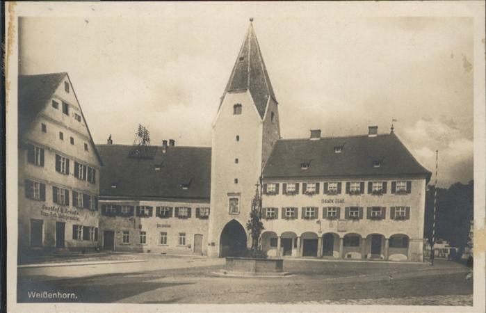 Weissenhorn Neu-Ulm Bayern Kirche Brunnen