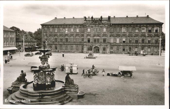 ERLANGEN Bayern Schloss Brunnen